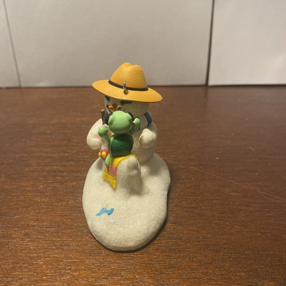 Hallmark Keepsake Christmas Ornament Sandal The Sandman Snowman 2023 Used‎ - Picture 6 of 6